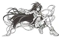 Yoruichi Shihon from the anime Bleach tattoo design idea