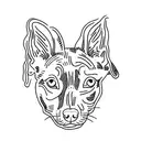 miniature pinscher tattoo design idea