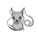 miniature pinscher tattoo design idea