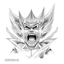 gohan tattoo design idea