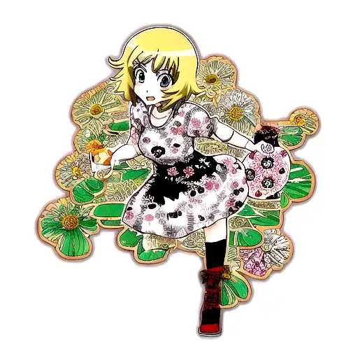 Daisy tattoo design idea