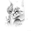 the name Ella tattoo design idea