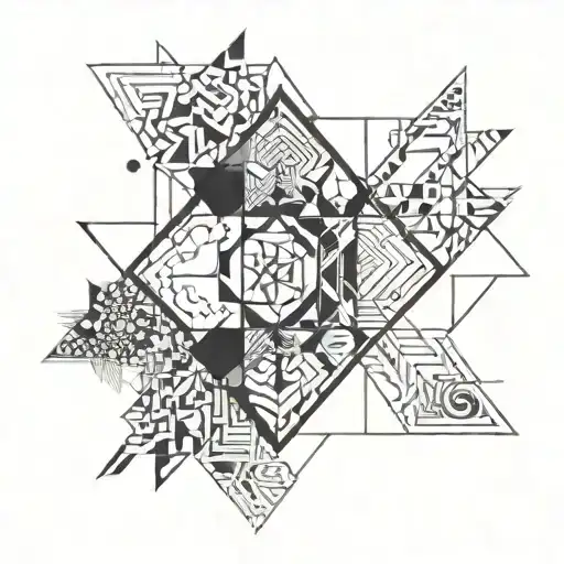 seven en 21 different languages tattoo design idea