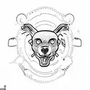 retro Kaugummiautomat tattoo design idea