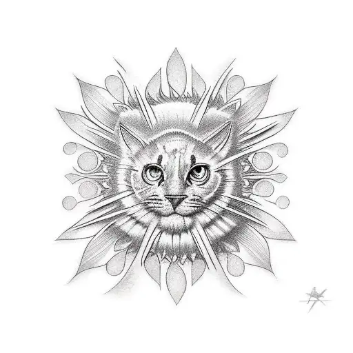 sunbeam tattoo design idea