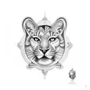 sunbeam tattoo design idea