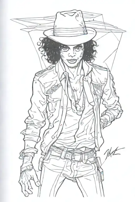 Michael Jackson tattoo design idea