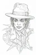 Michael Jackson tattoo design idea