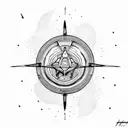 paraglider  tattoo design idea