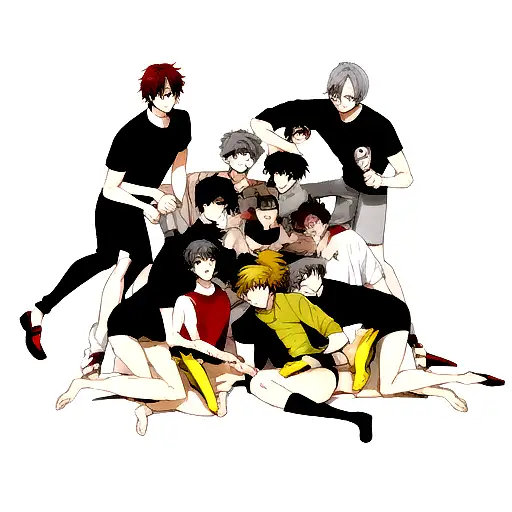 banana fish ash eiji black and grey tattoo design idea