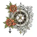 Roman Numeral April 25th 2023 tattoo design idea