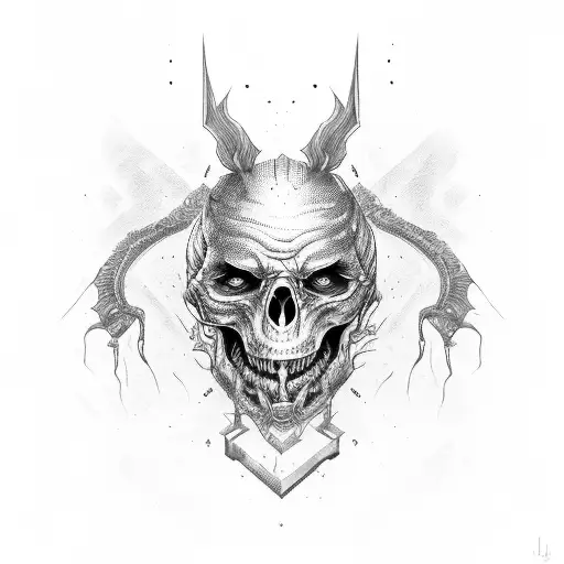 The word Terror in all caps surrounded by badass design tattoo design idea