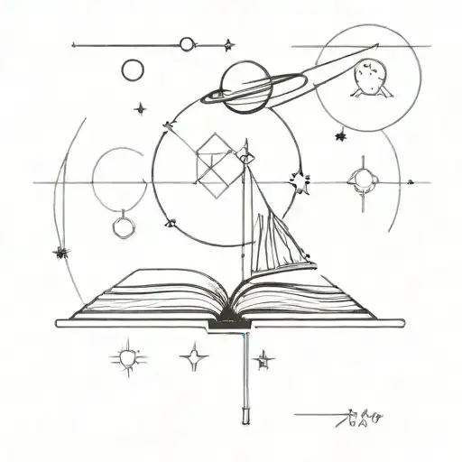 BTS, books, astronomy  tattoo design idea
