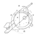 BTS and astronomy  tattoo design idea