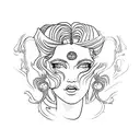 Aphrodite tattoo design idea