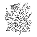 doves tattoo design idea