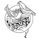doves tattoo design idea