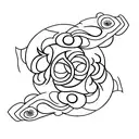 doves tattoo design idea
