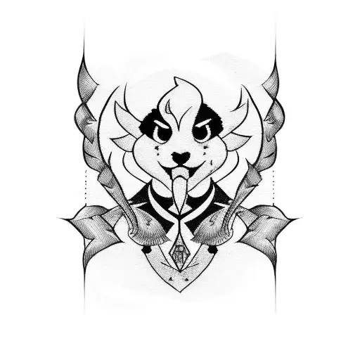 black jack cards tattoo design idea