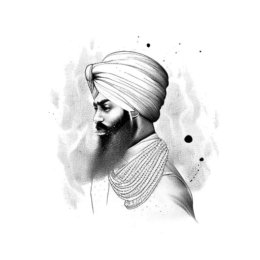 Sikh tattoo design idea