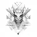 Spikes tattoo design idea