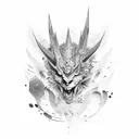 Spikes tattoo design idea