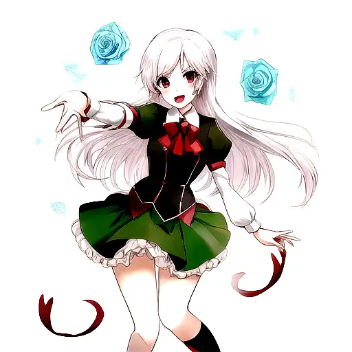 red rose green schnee tattoo design idea