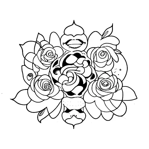 sister tattos for three which describe laughing tattoo design idea