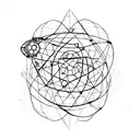 mathematics, Physics, gear, turbo tattoo design idea