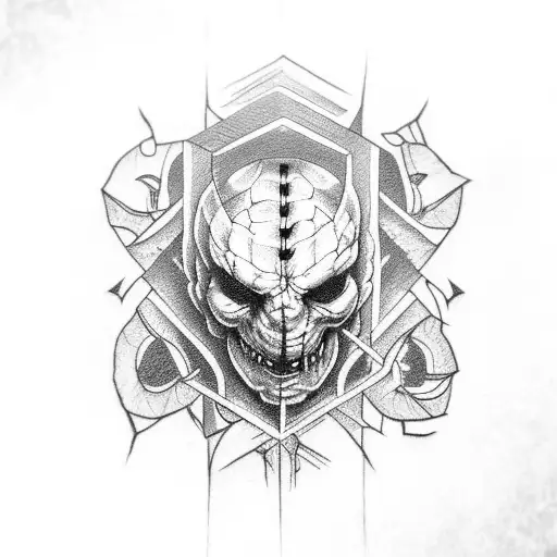 Hex totem dead by daylight tattoo design idea