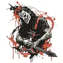 Mick Thomson tattoo design idea