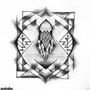 sign of brotherhood tattoo design idea