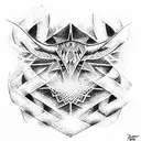 sign of brotherhood tattoo design idea