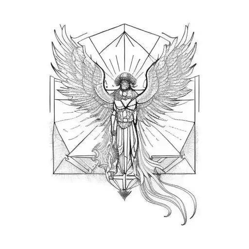 Icarus tattoo design idea
