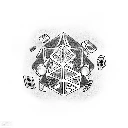 lyrics "don't be afraid when you're rolling the dice life is a trip that you don't take twice" tattoo design idea