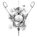 skydiving  tattoo design idea