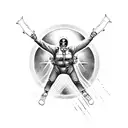 skydiving  tattoo design idea