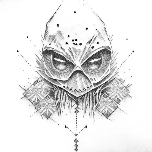 scarecrow tattoo design idea
