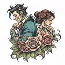 couple tattoo tattoo design idea