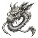 a Scorpio and year of the rabbit born child tattoo design idea