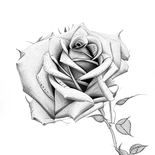 Roses and audi tattoo design idea