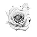 Roses and audi tattoo design idea