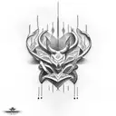 deception tattoo design idea