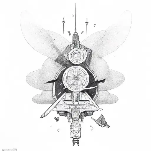 keep moving, enjoy the journey, fly high tattoo design idea