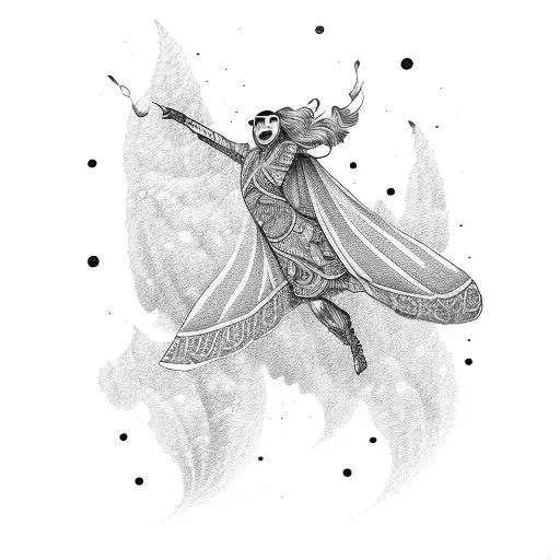 keep moving, enjoy the journey, fly high tattoo design idea