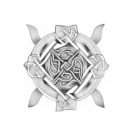 Irish tattoo design idea