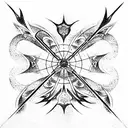 Wizard Staff tattoo design idea