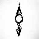 Wizard Staff tattoo design idea