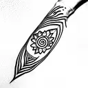 Wizard Staff tattoo design idea