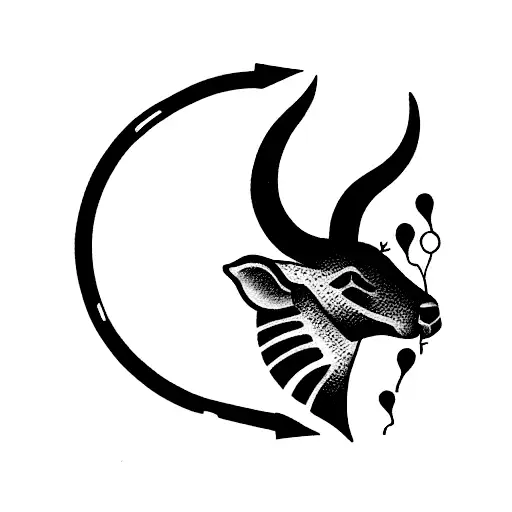 símbolo tauro tattoo design idea